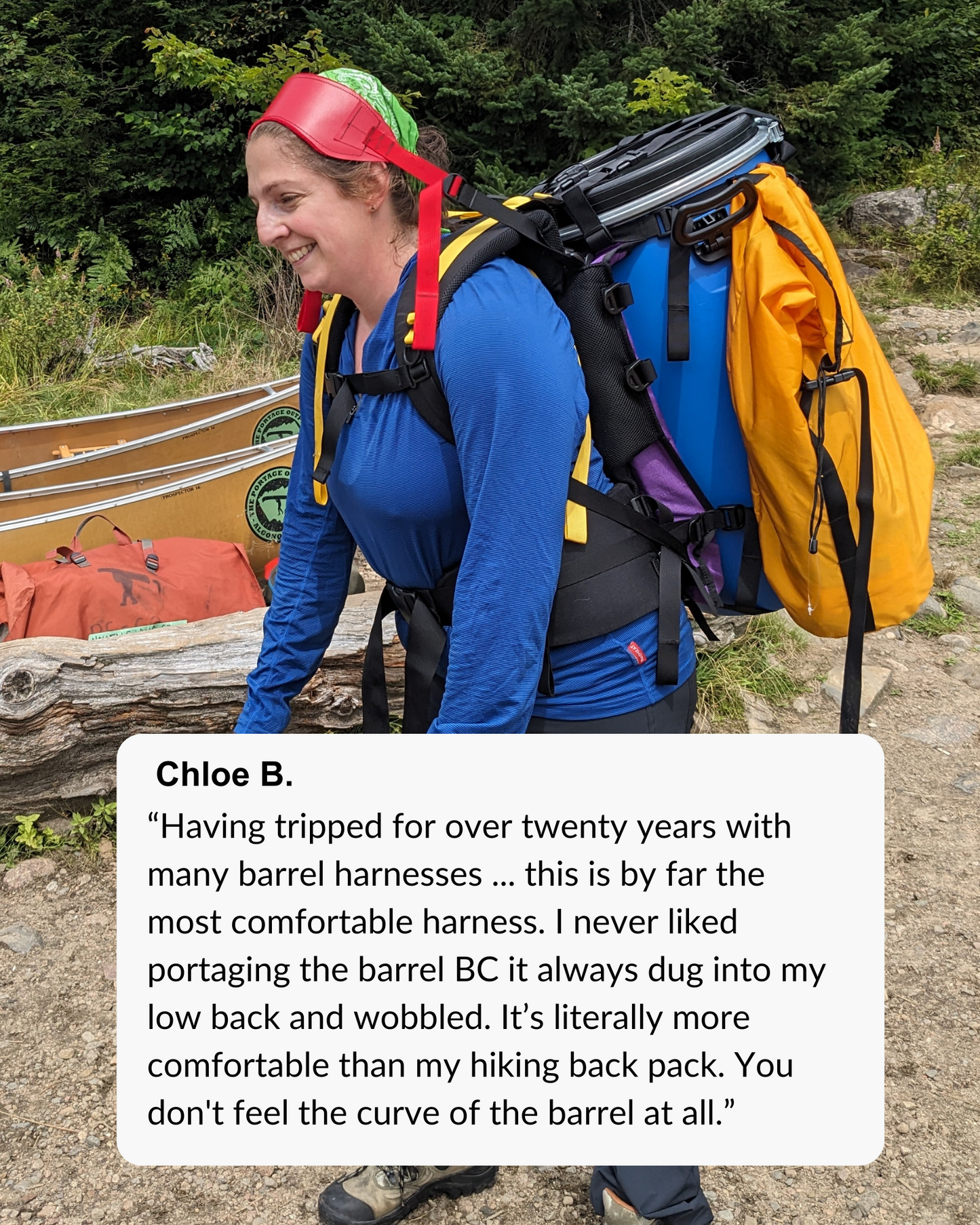 Voyageur Canoe Barrel Harness