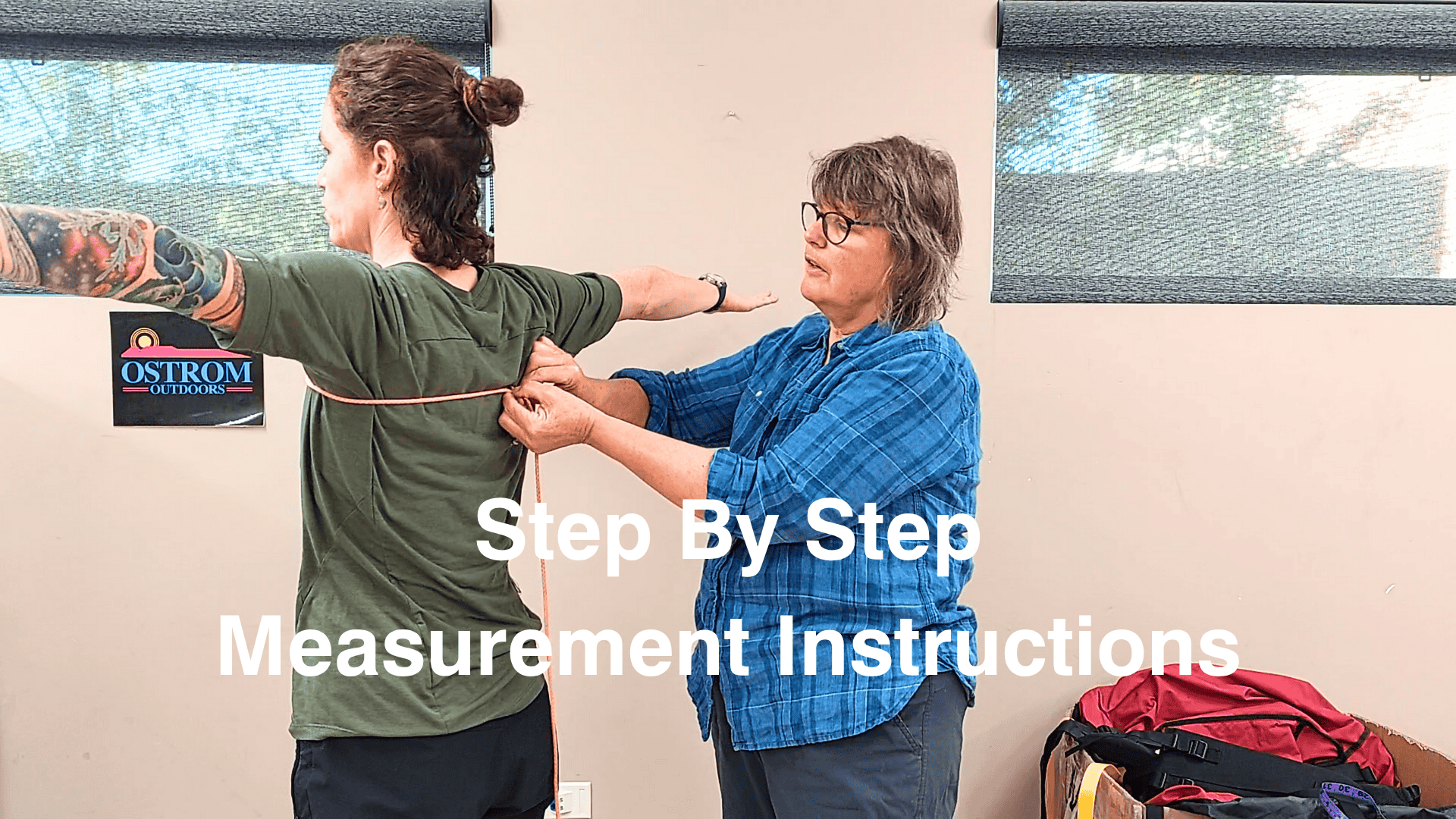 Load video: 4 Easy steps to take your measurements for a custom fit